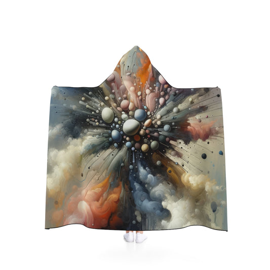 Impactful Deeds Ripple Hooded Blanket - ATUH.ART