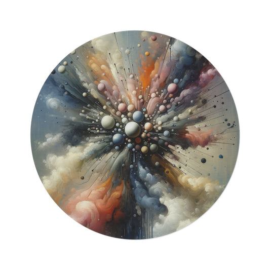 Impactful Deeds Ripple Round Rug - ATUH.ART
