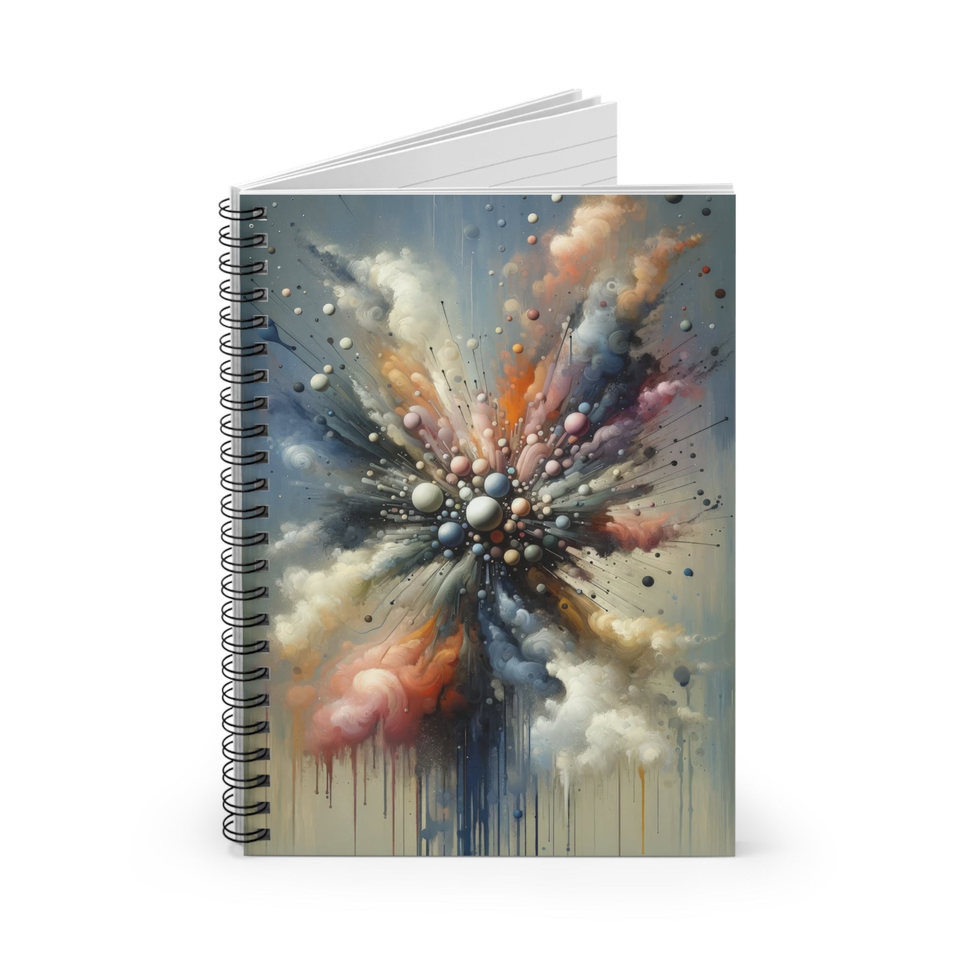 Impactful Deeds Ripple Spiral Notebook - Ruled Line - ATUH.ART