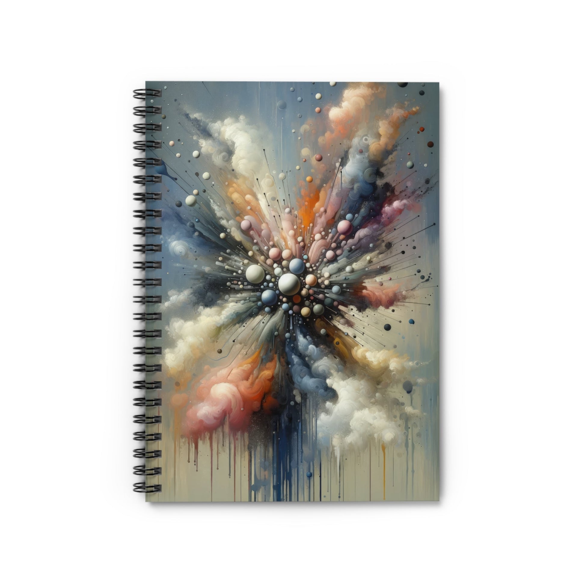 Impactful Deeds Ripple Spiral Notebook - Ruled Line - ATUH.ART