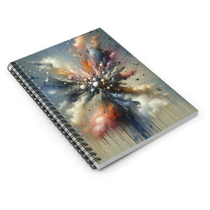 Impactful Deeds Ripple Spiral Notebook - Ruled Line - ATUH.ART