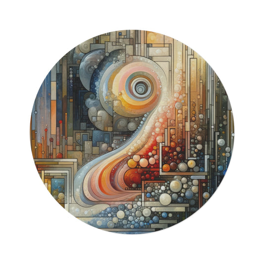 Incrementalism Anthem Unity Round Rug - ATUH.ART