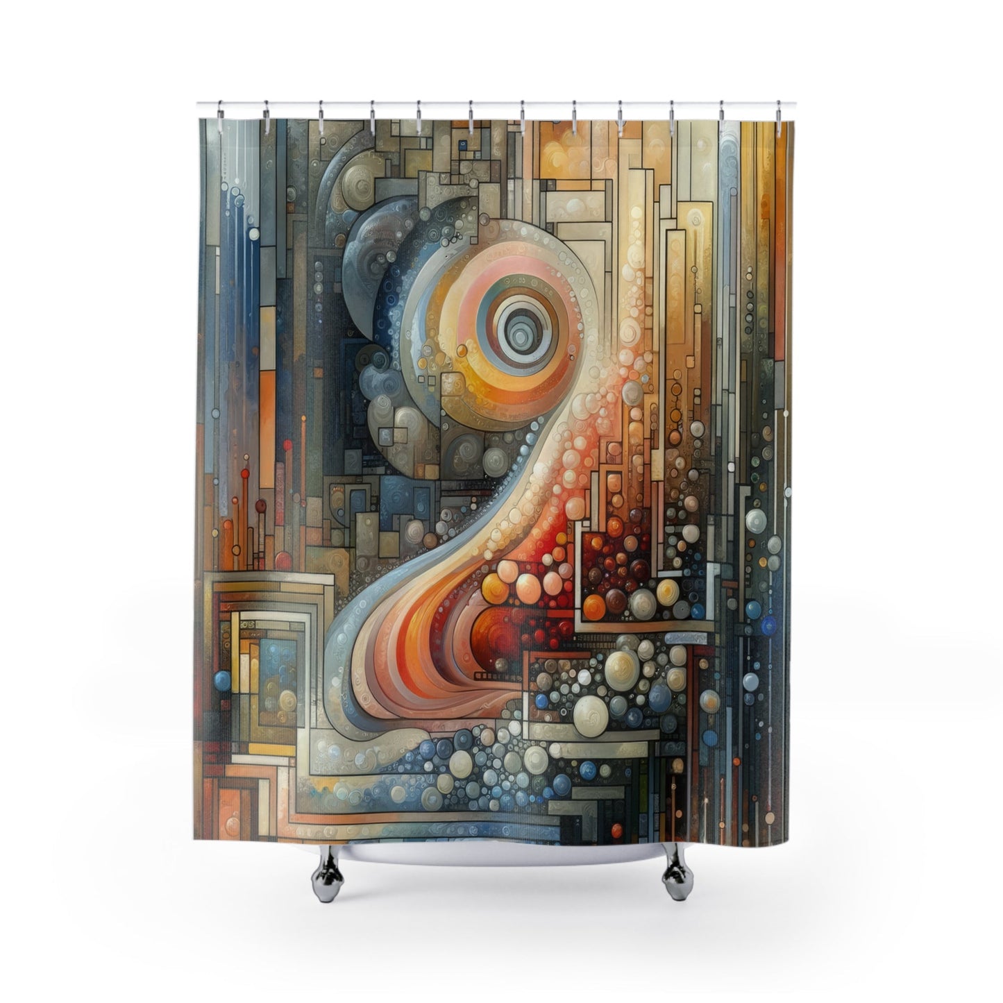 Incrementalism Anthem Unity Shower Curtains - ATUH.ART
