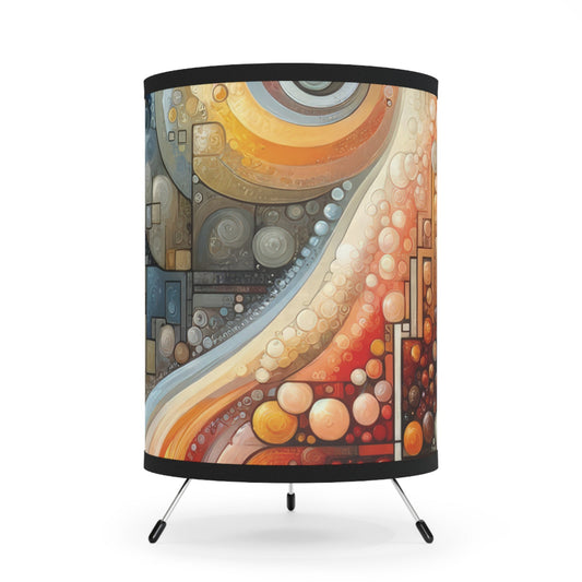 Incrementalism Anthem Unity Tripod Lamp with High-Res Printed Shade, US\CA plug - ATUH.ART