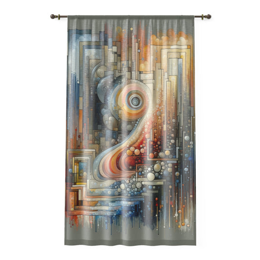 Incrementalism Anthem Unity Window Curtain - ATUH.ART