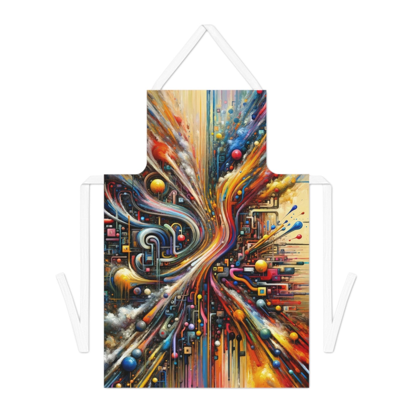 Information Bottleneck Cascade Adult Apron (AOP) - ATUH.ART
