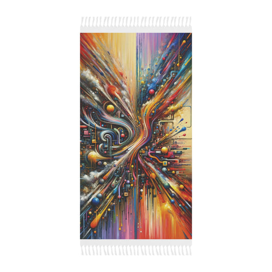 Information Bottleneck Cascade Boho Beach Cloth - ATUH.ART