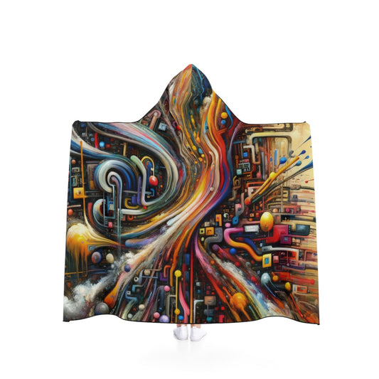 Information Bottleneck Cascade Hooded Blanket - ATUH.ART