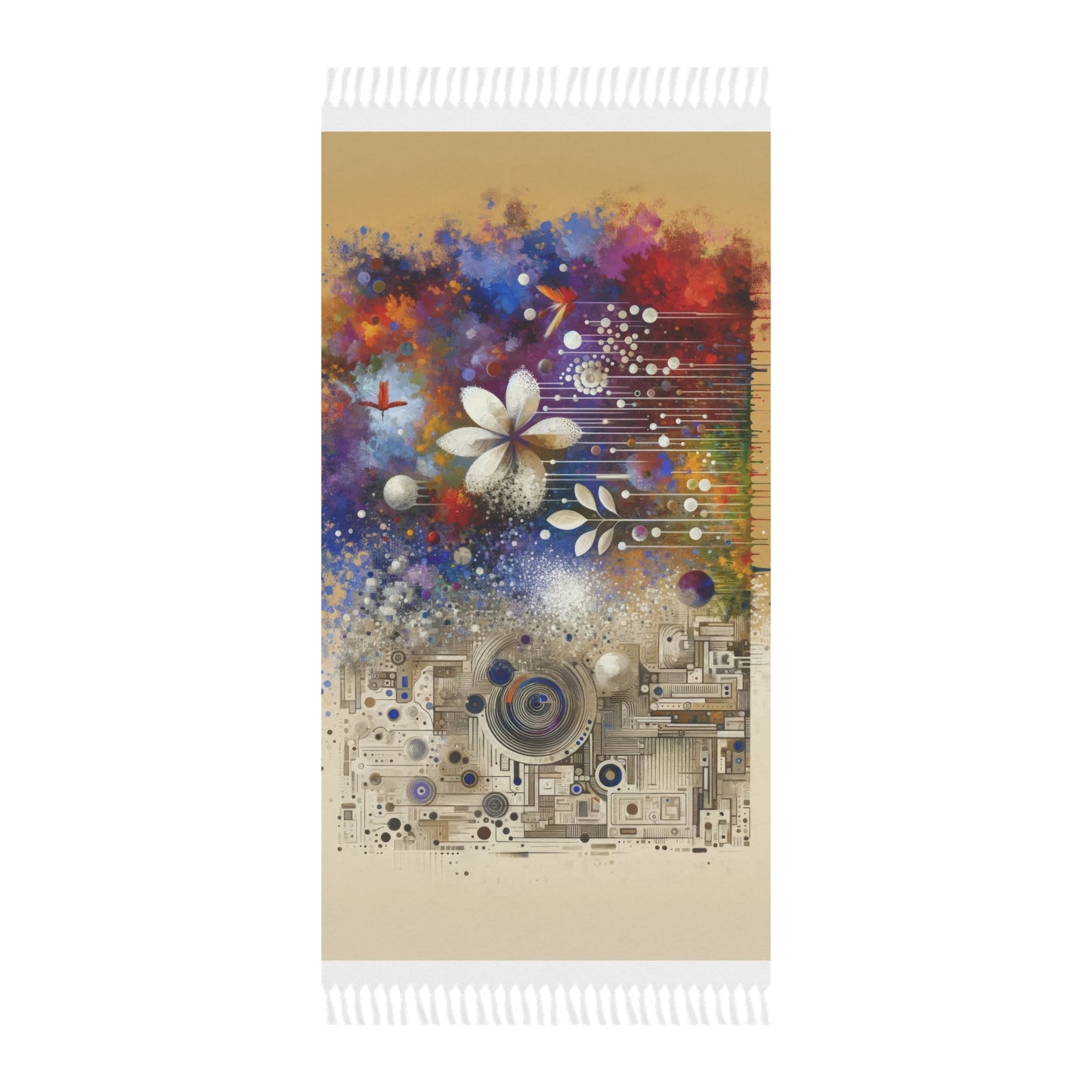 Inner Algorithm Synthesis Boho Beach Cloth - ATUH.ART