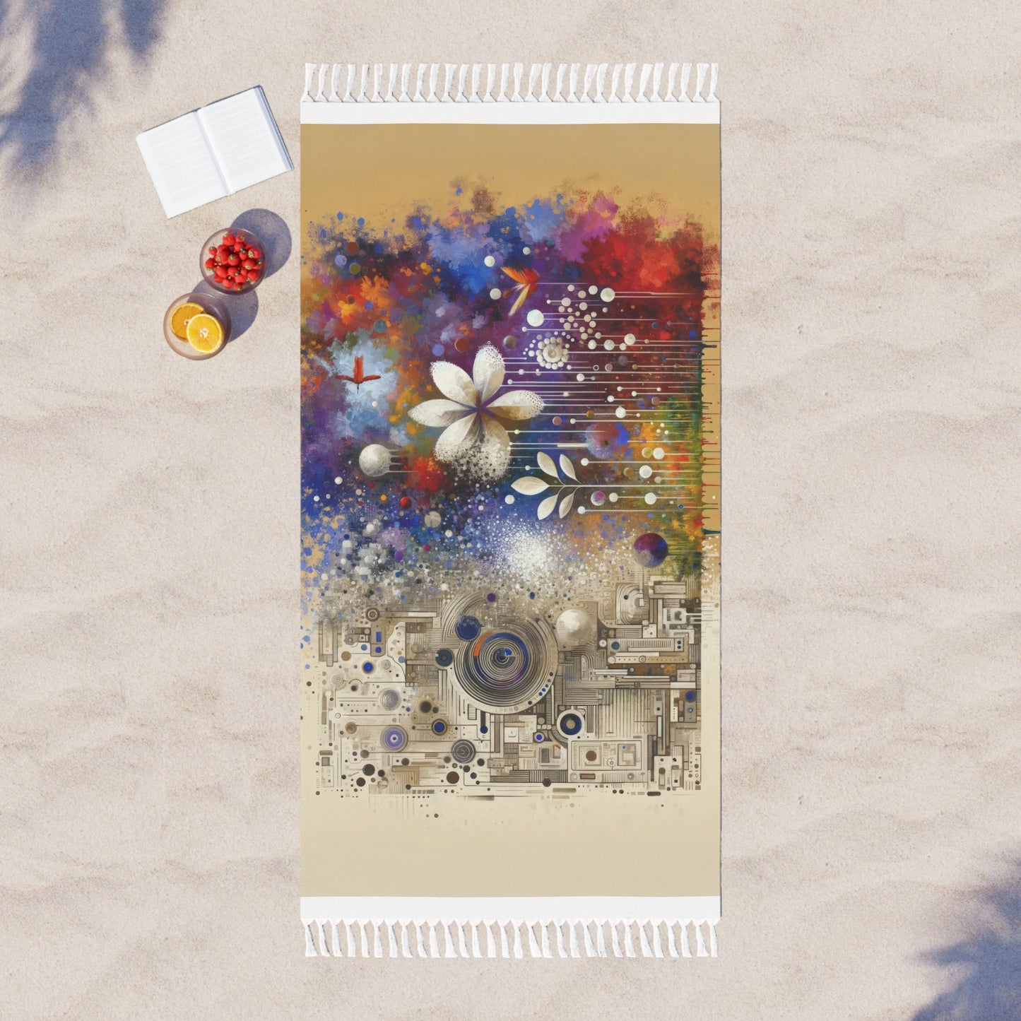 Inner Algorithm Synthesis Boho Beach Cloth - ATUH.ART