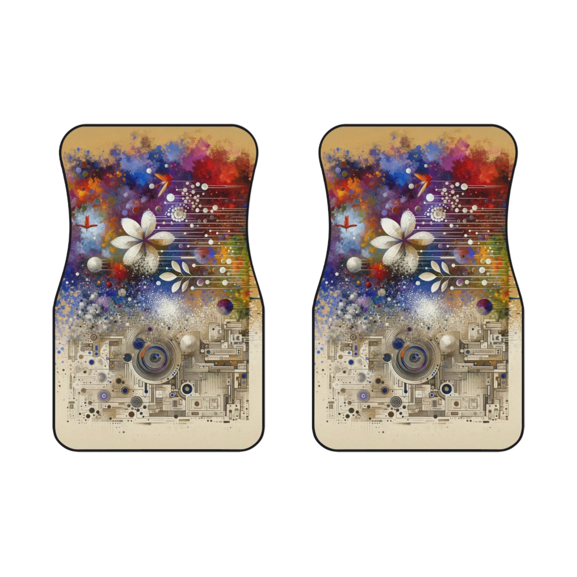 Inner Algorithm Synthesis Car Mats (2x Front) - ATUH.ART