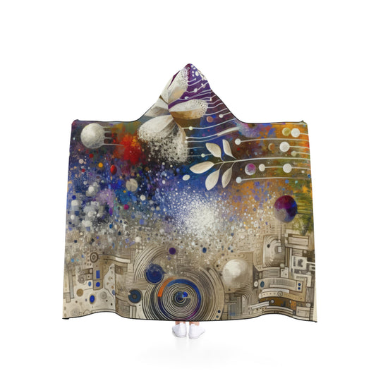 Inner Algorithm Synthesis Hooded Blanket - ATUH.ART