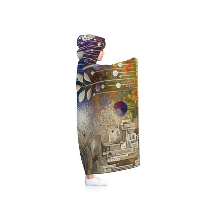 Inner Algorithm Synthesis Hooded Blanket - ATUH.ART
