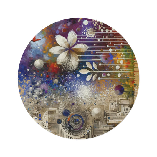 Inner Algorithm Synthesis Round Rug - ATUH.ART