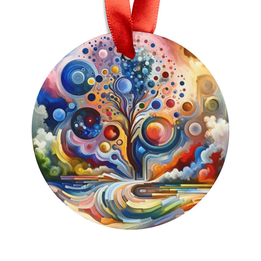 Inner Growth Essence Acrylic Ornament with Ribbon - ATUH.ART