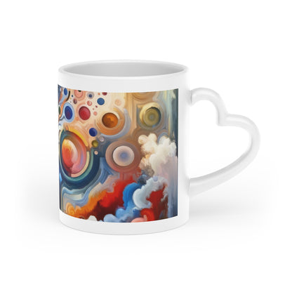 Inner Growth Essence Heart-Shaped Mug - ATUH.ART