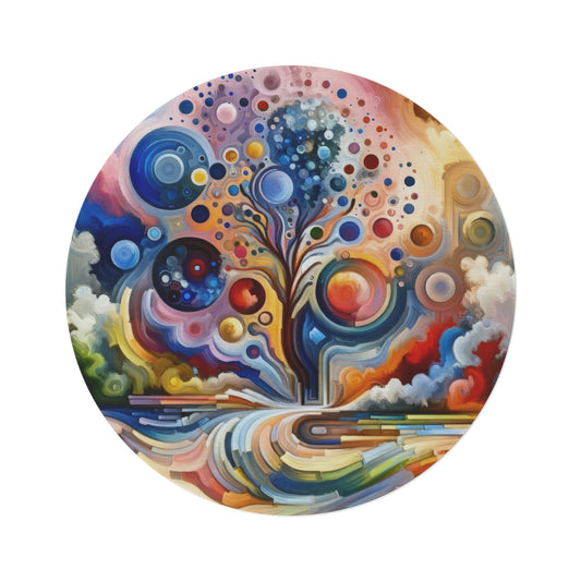 Inner Growth Essence Round Rug - ATUH.ART