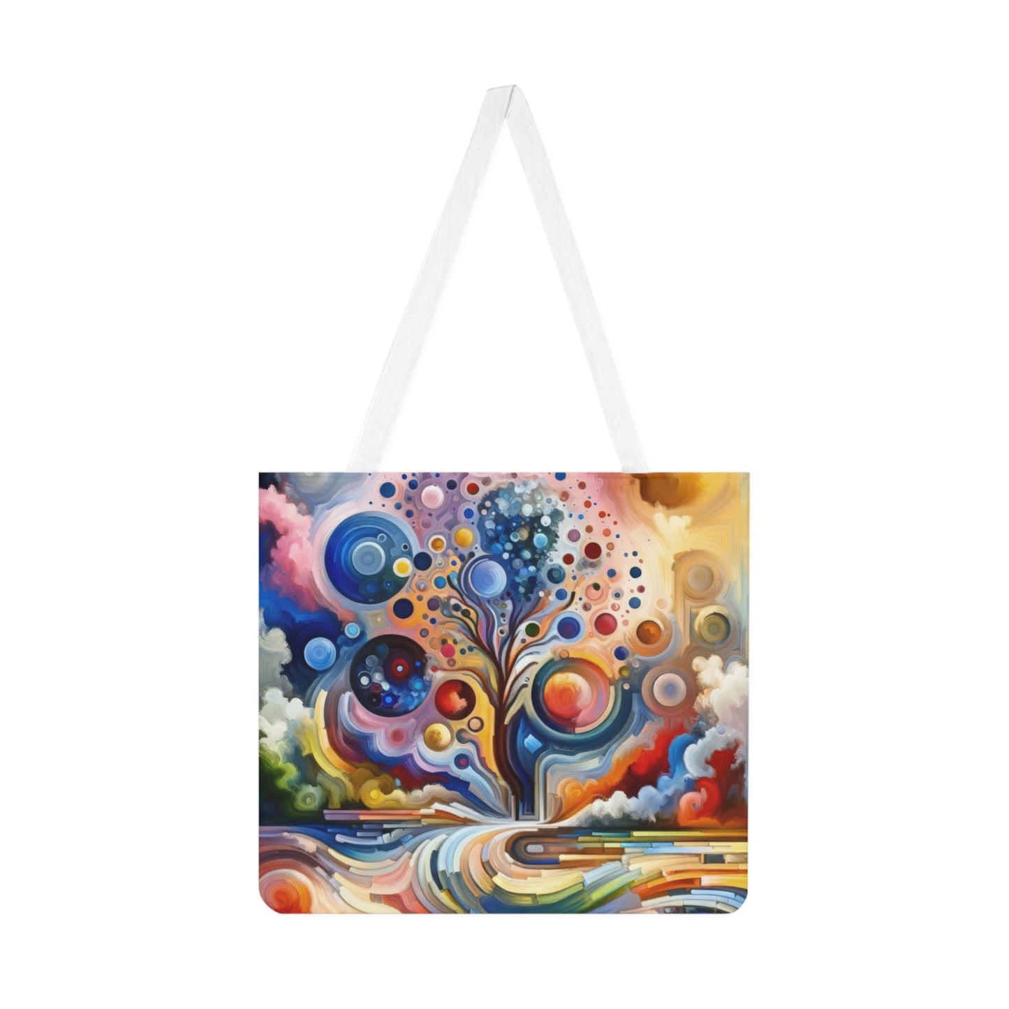 Inner Growth Essence Shoulder Tote Bag (AOP) - ATUH.ART