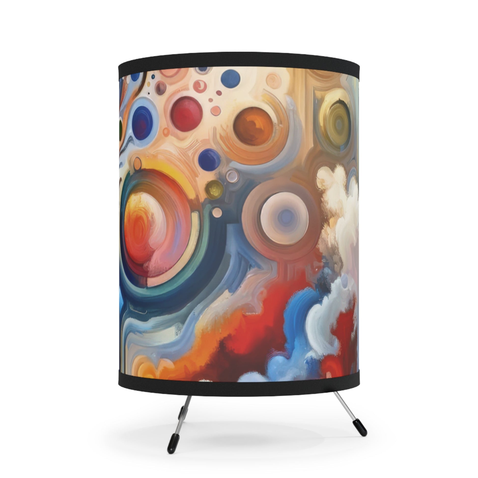 Inner Growth Essence Tripod Lamp with High-Res Printed Shade, US\CA plug - ATUH.ART