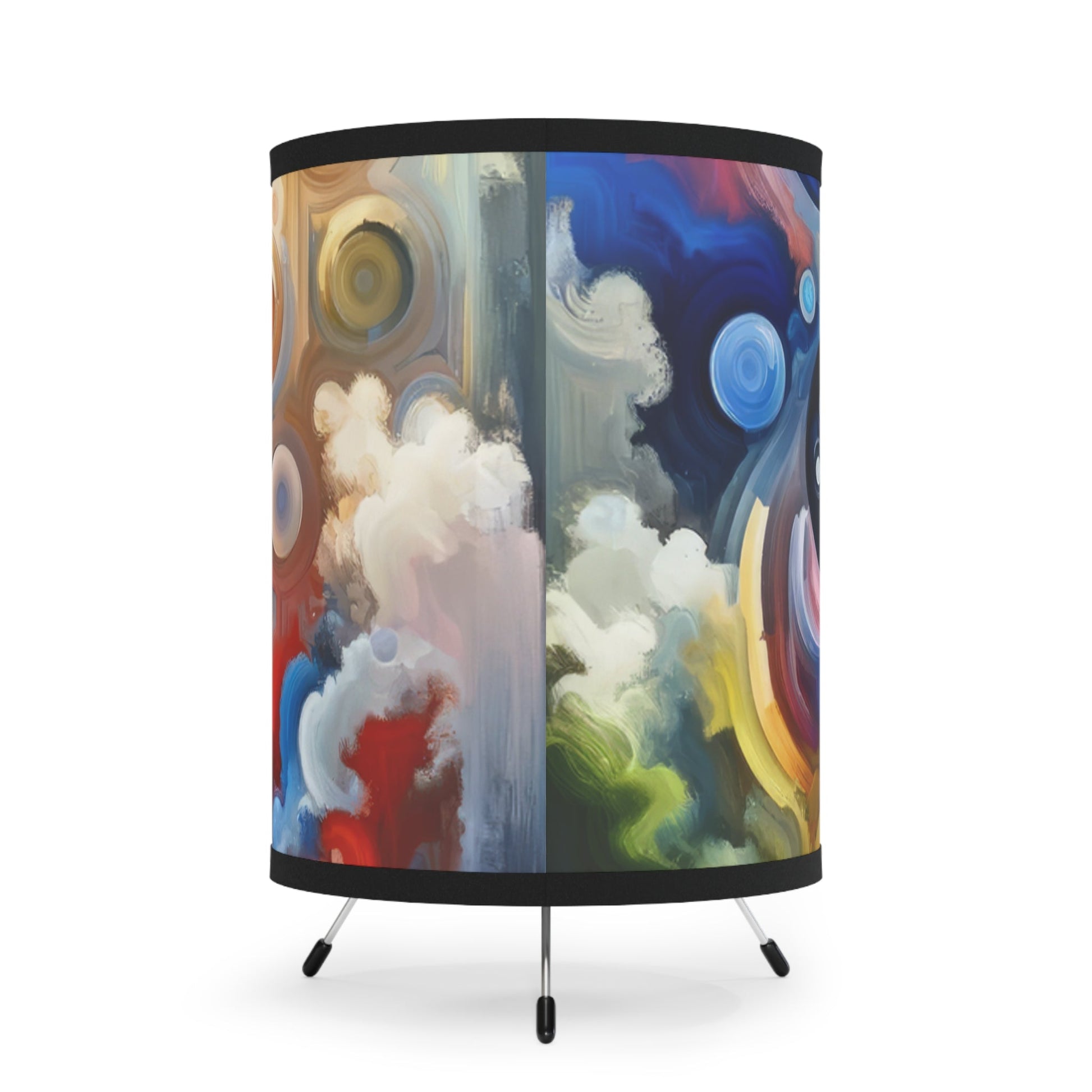 Inner Growth Essence Tripod Lamp with High-Res Printed Shade, US\CA plug - ATUH.ART