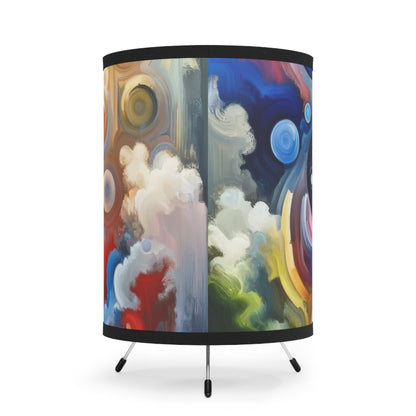 Inner Growth Essence Tripod Lamp with High-Res Printed Shade, US\CA plug - ATUH.ART