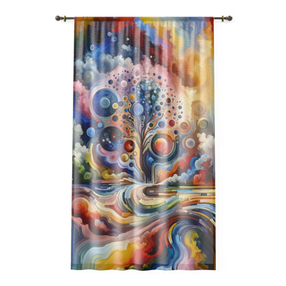Inner Growth Essence Window Curtain - ATUH.ART