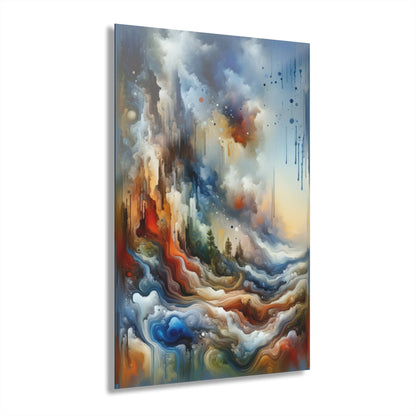 Inner Journey Abstract Acrylic Prints (French Cleat Hanging) - ATUH.ART