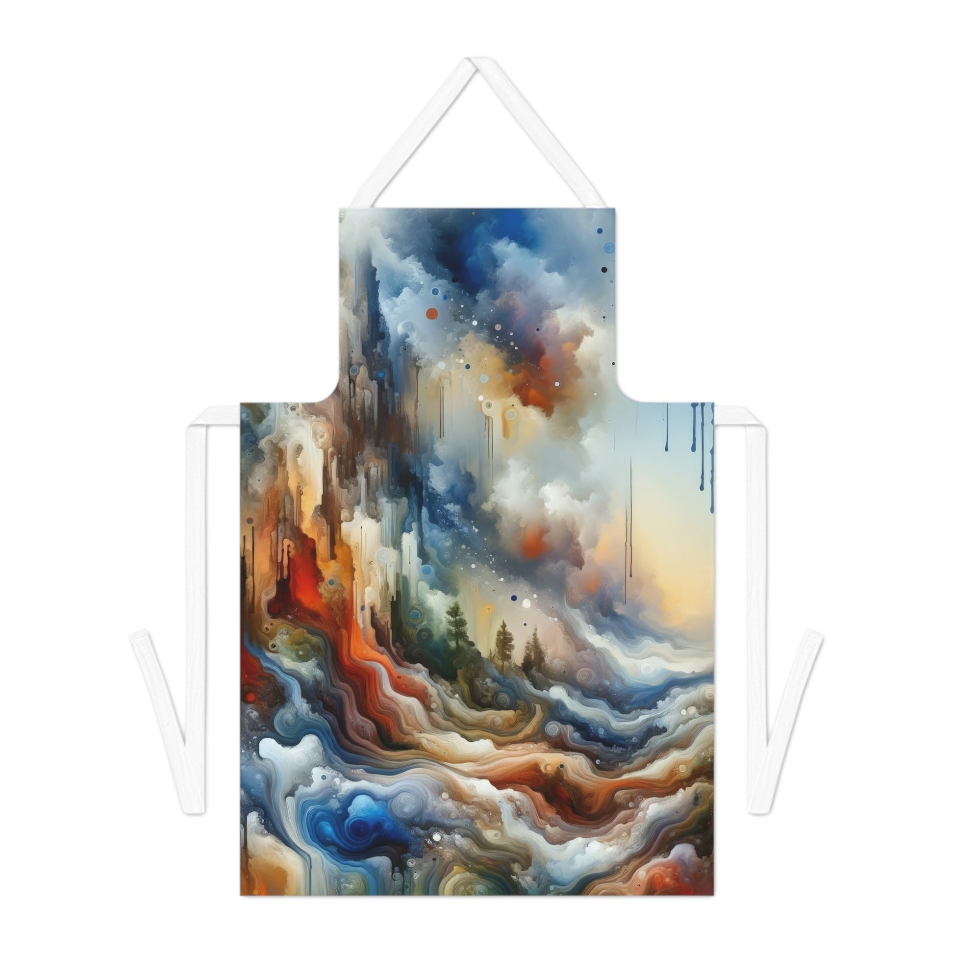 Inner Journey Abstract Adult Apron (AOP) - ATUH.ART