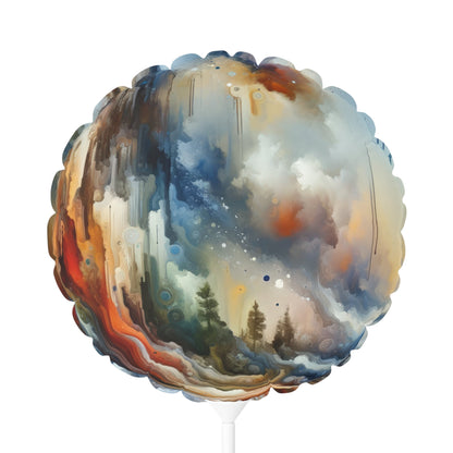 Inner Journey Abstract Balloon (Round and Heart-shaped), 11" - ATUH.ART