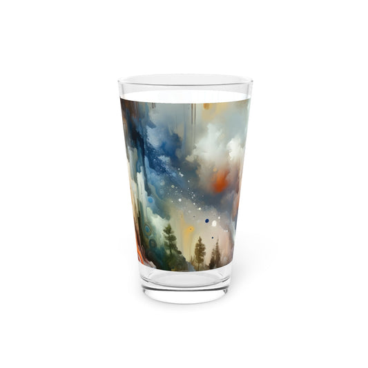 Inner Journey Abstract Pint Glass, 16oz - ATUH.ART