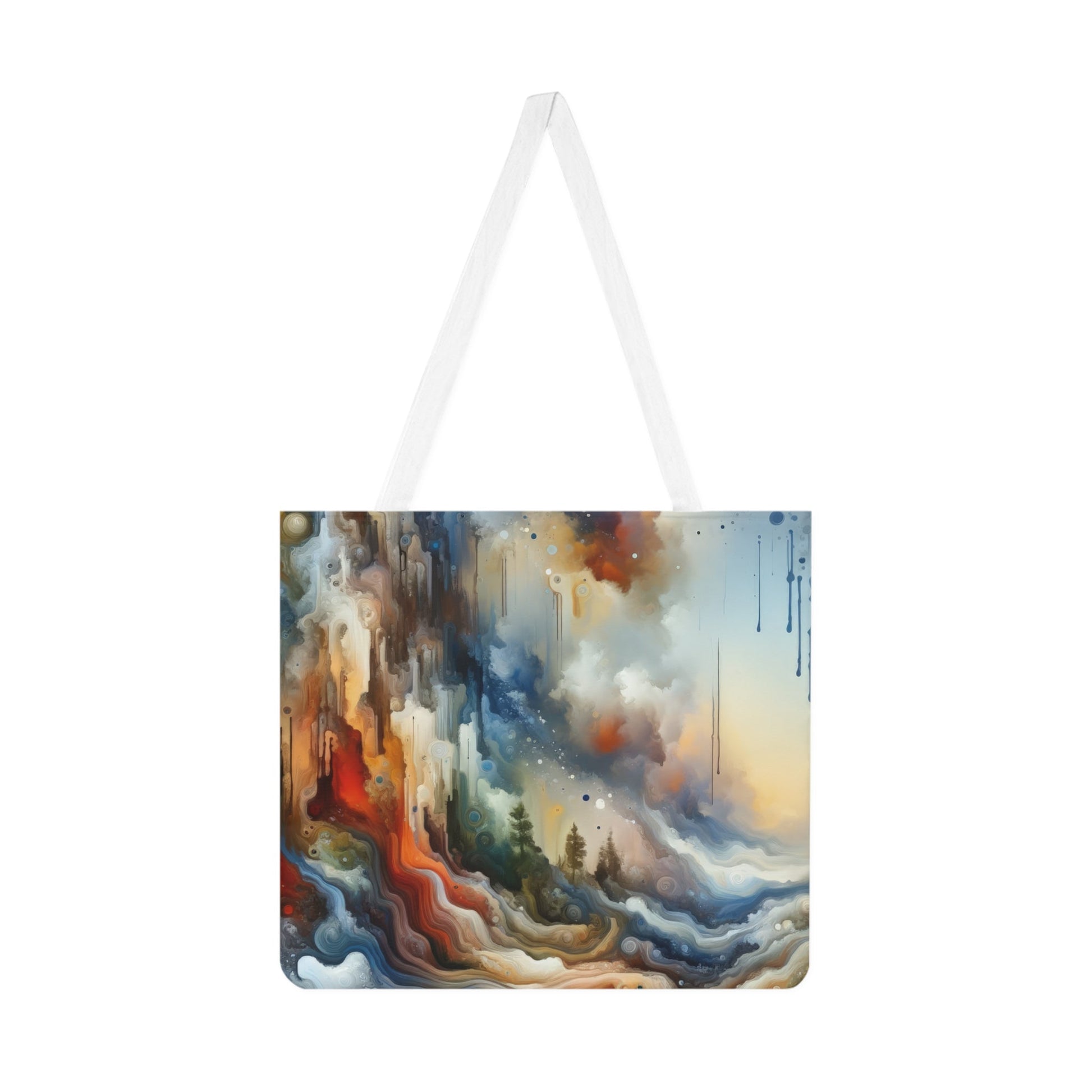 Inner Journey Abstract Shoulder Tote Bag (AOP) - ATUH.ART