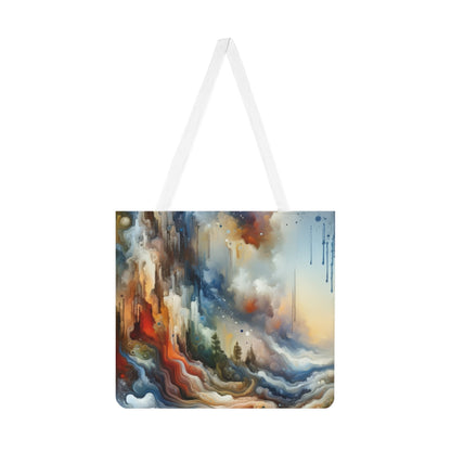 Inner Journey Abstract Shoulder Tote Bag (AOP) - ATUH.ART