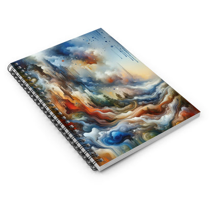 Inner Journey Abstract Spiral Notebook - Ruled Line - ATUH.ART