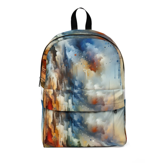 Inner Journey Abstract Unisex Classic Backpack - ATUH.ART