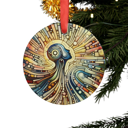 Inner Mosaic Kindness Acrylic Ornament with Ribbon - ATUH.ART