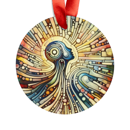 Inner Mosaic Kindness Acrylic Ornament with Ribbon - ATUH.ART