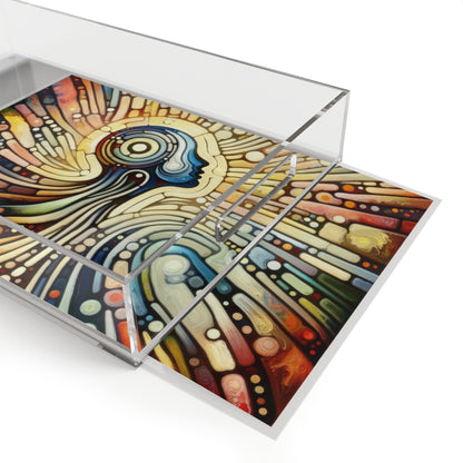 Inner Mosaic Kindness Acrylic Serving Tray - ATUH.ART