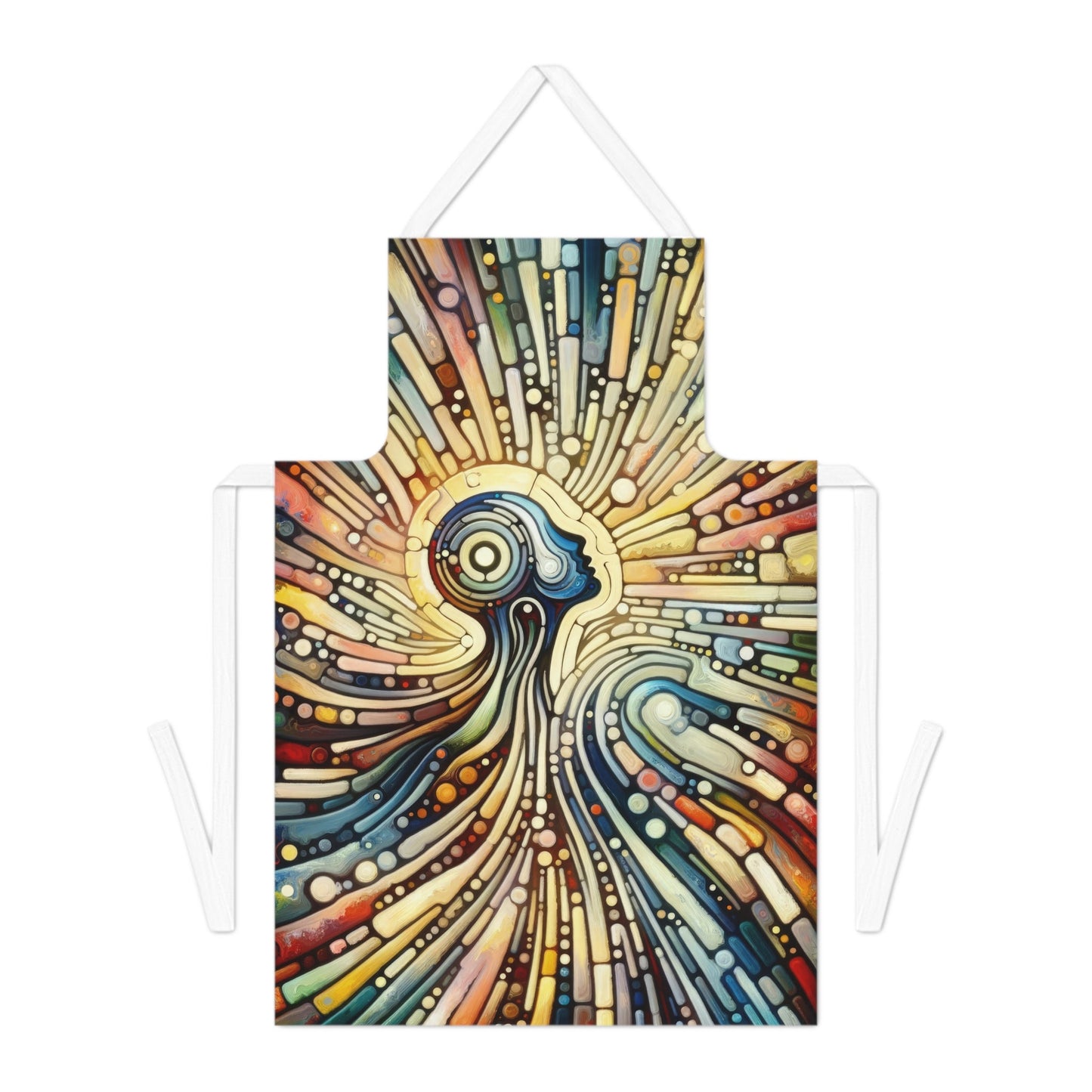 Inner Mosaic Kindness Adult Apron (AOP) - ATUH.ART