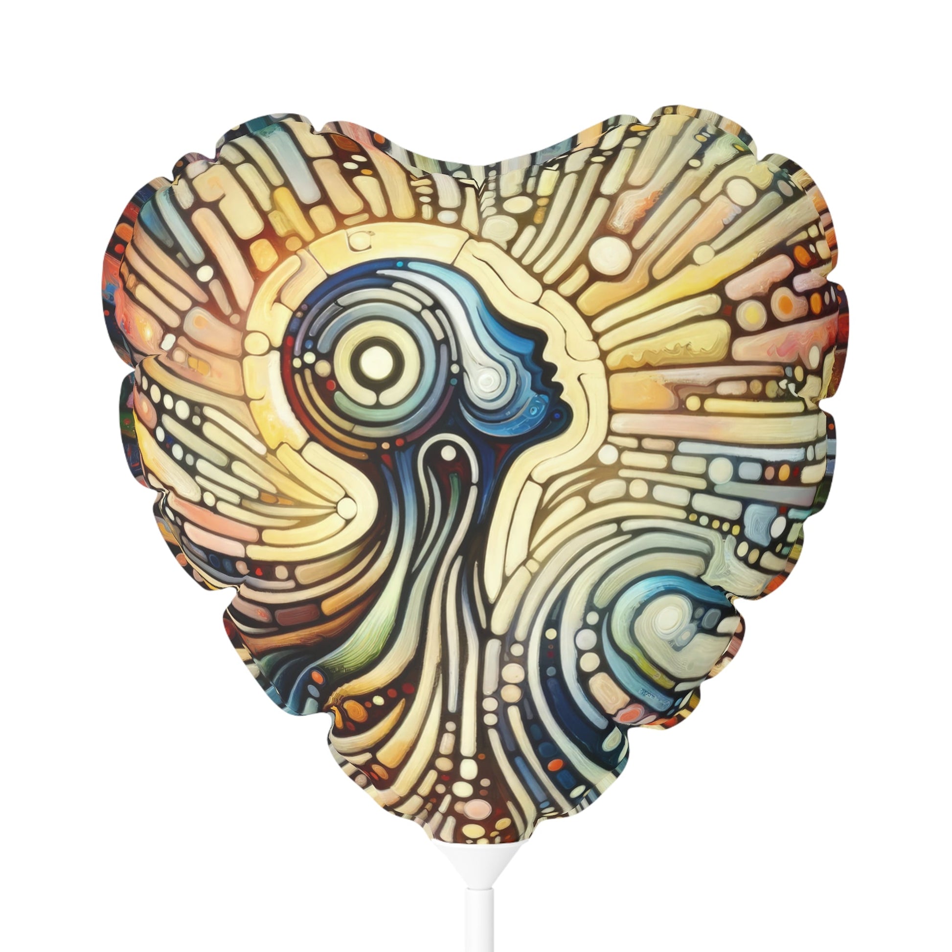 Inner Mosaic Kindness Balloon (Round and Heart-shaped), 11" - ATUH.ART