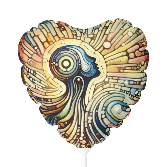 Inner Mosaic Kindness Balloon (Round and Heart-shaped), 11" - ATUH.ART