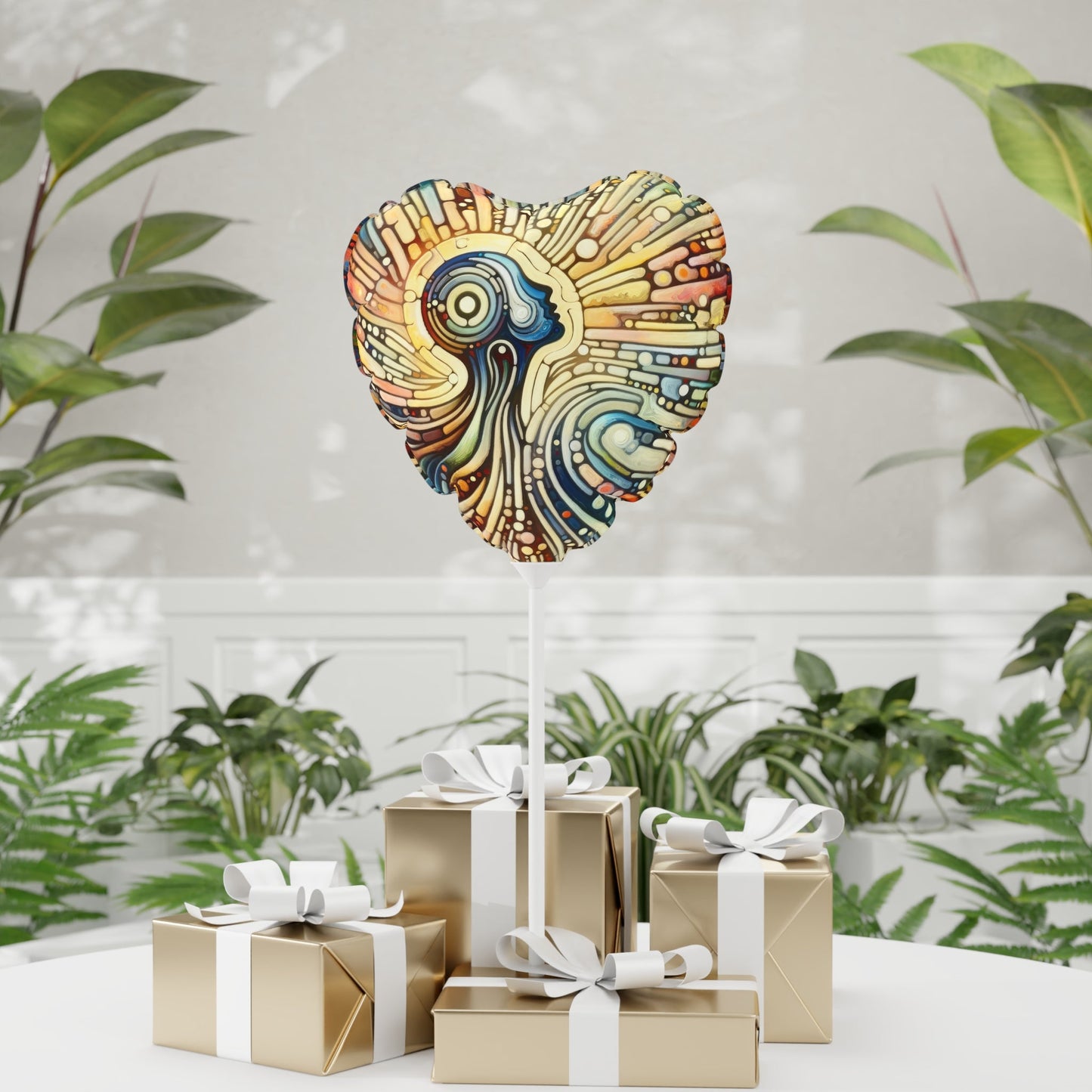 Inner Mosaic Kindness Balloon (Round and Heart-shaped), 11" - ATUH.ART