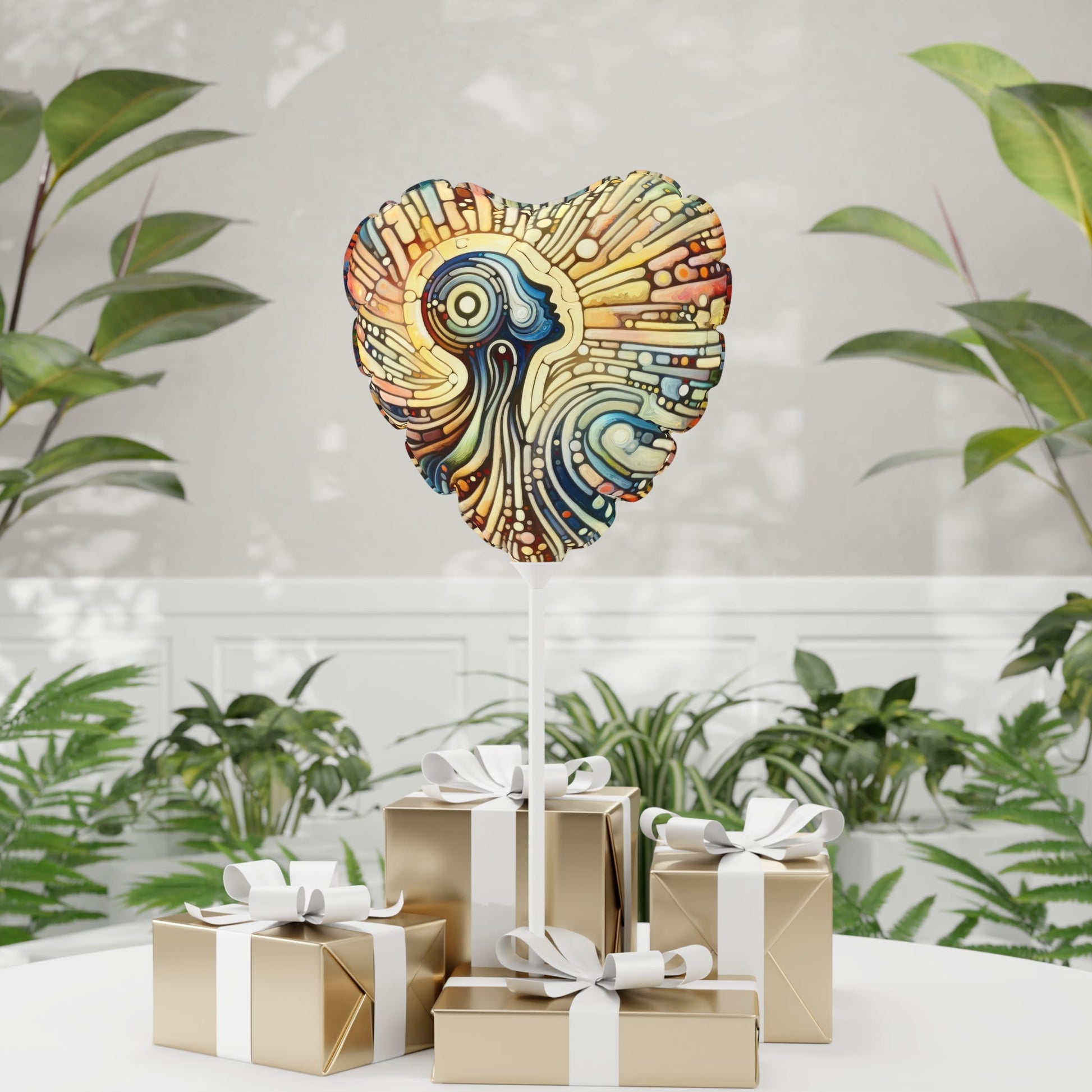 Inner Mosaic Kindness Balloon (Round and Heart-shaped), 11" - ATUH.ART