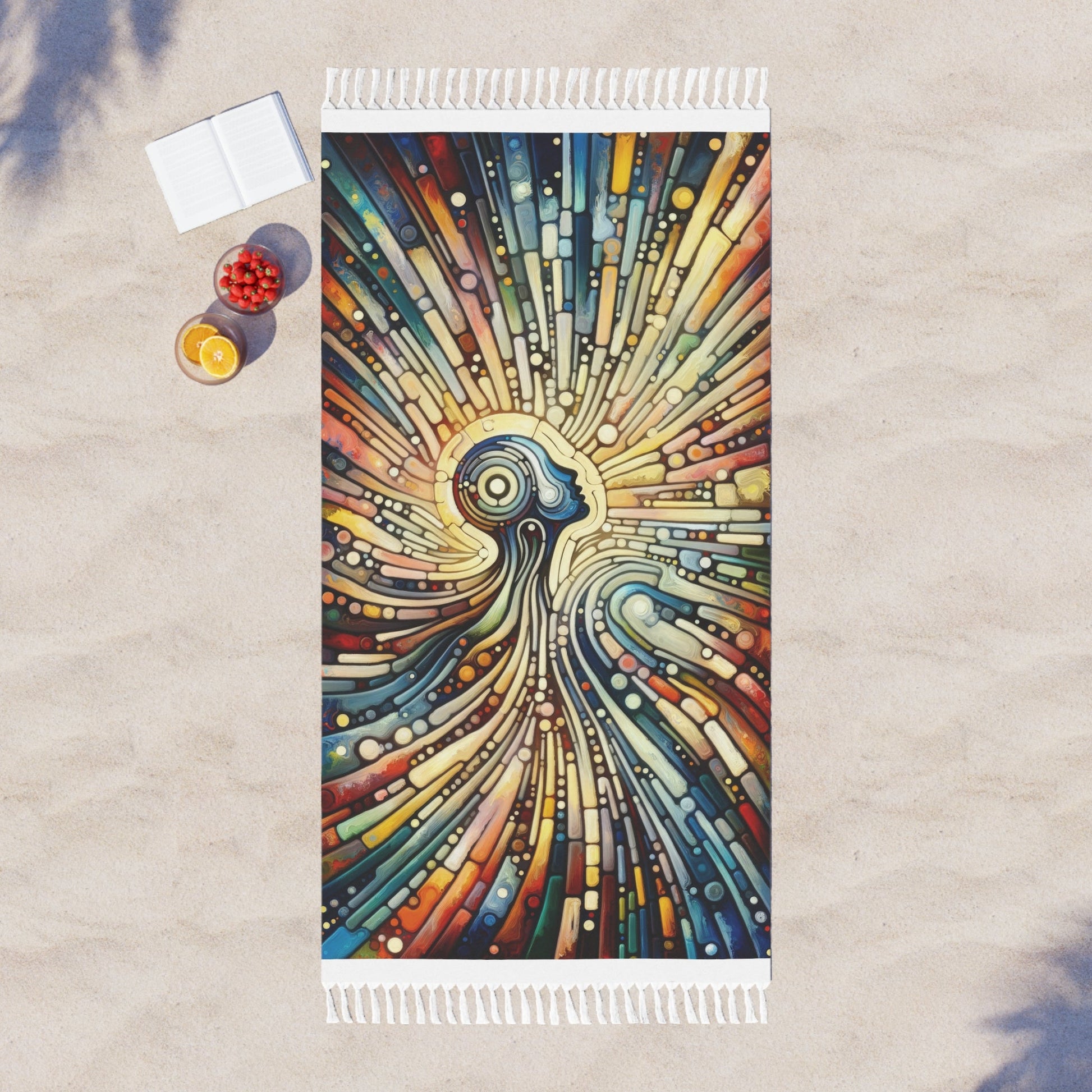 Inner Mosaic Kindness Boho Beach Cloth - ATUH.ART