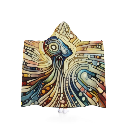 Inner Mosaic Kindness Hooded Blanket - ATUH.ART
