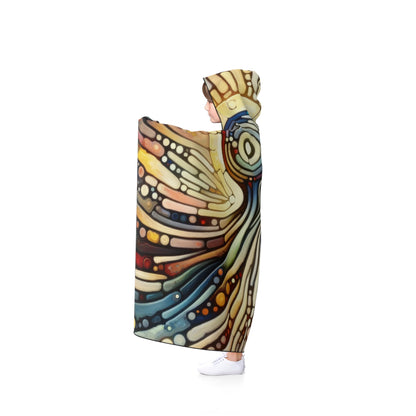 Inner Mosaic Kindness Hooded Blanket - ATUH.ART