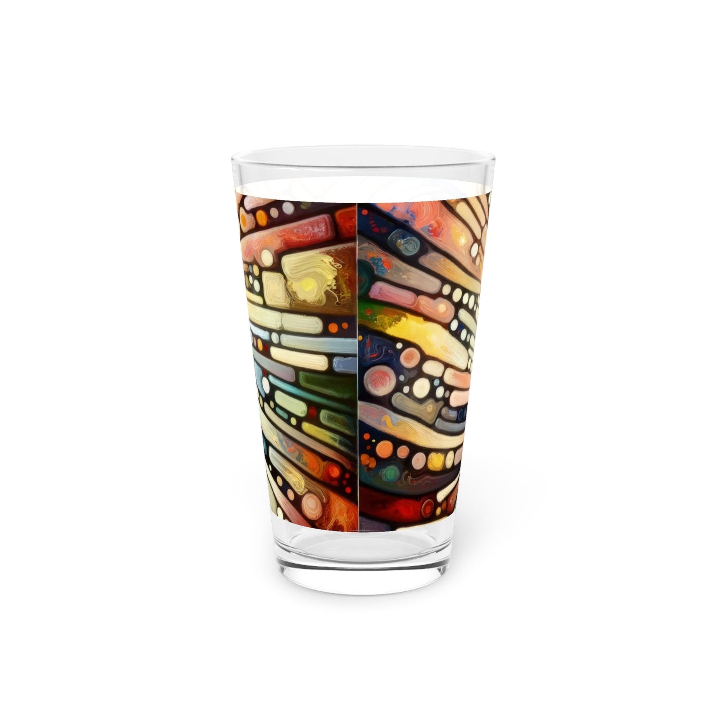 Inner Mosaic Kindness Pint Glass, 16oz - ATUH.ART