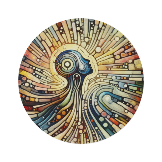 Inner Mosaic Kindness Round Rug - ATUH.ART