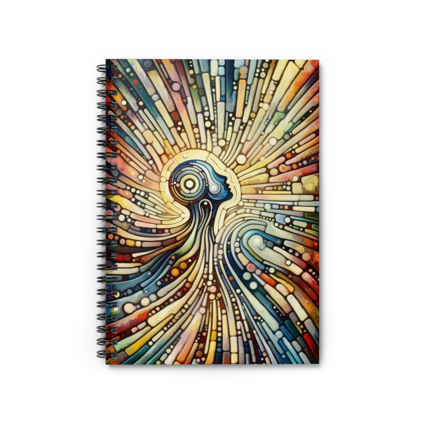 Inner Mosaic Kindness Spiral Notebook - Ruled Line - ATUH.ART