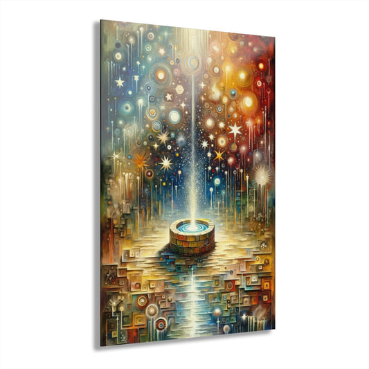 Inspiration Tachism Tribute Acrylic Prints (French Cleat Hanging) - ATUH.ART