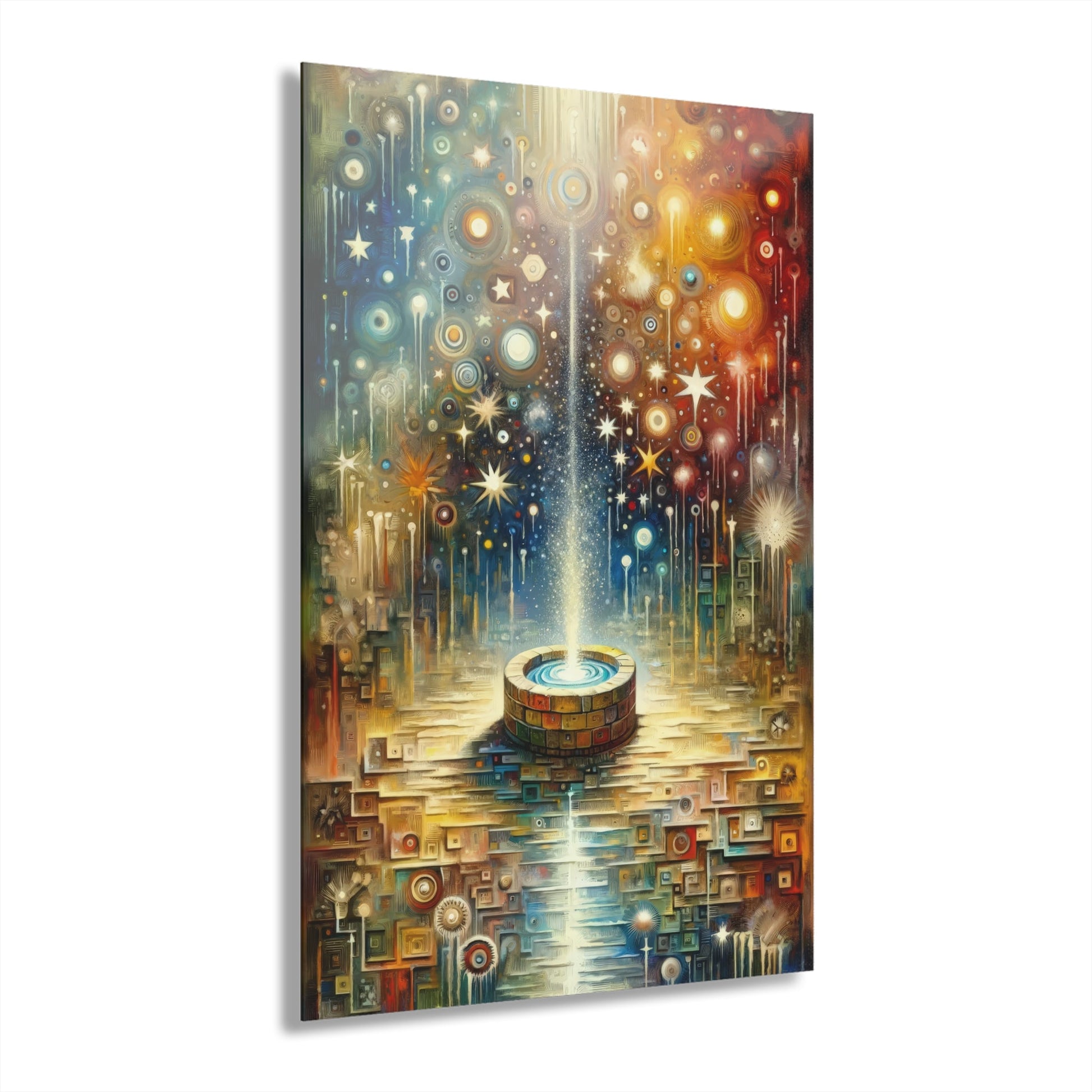 Inspiration Tachism Tribute Acrylic Prints (French Cleat Hanging) - ATUH.ART